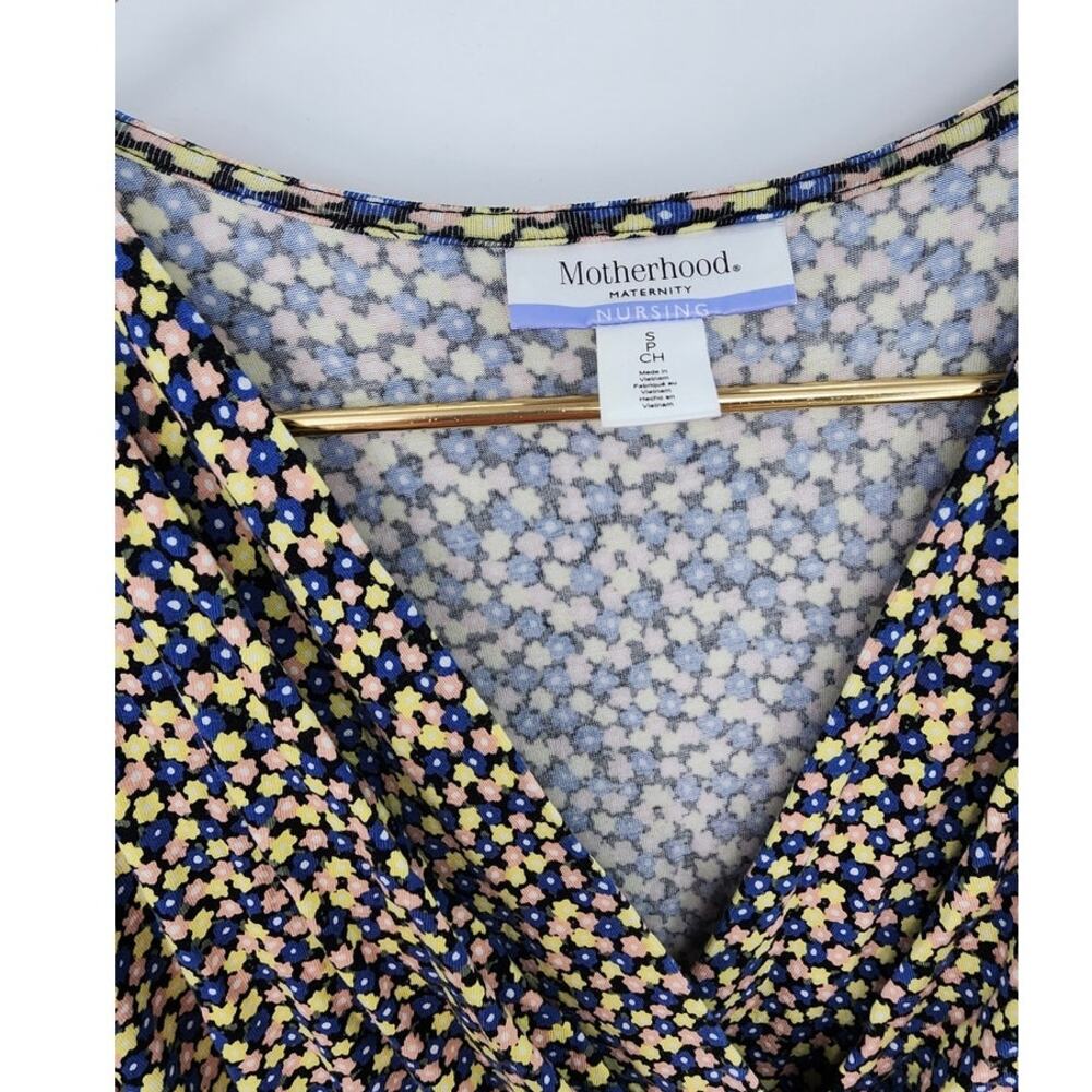 Motherhood Maternity Nursing Floral‎ Maxi Dress Soft Stretchy Size Small - Picture 6 of 7